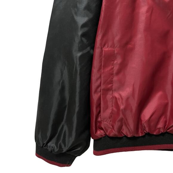 Sacramento River Cats Mens GIII Carl Banks Windbreaker Hooded Jacket Size L Red - Picture 7 of 10